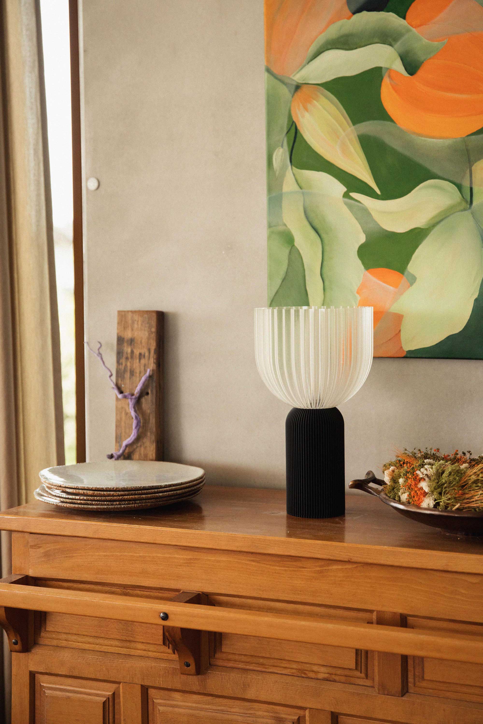 Lamp C • bold black x transparent