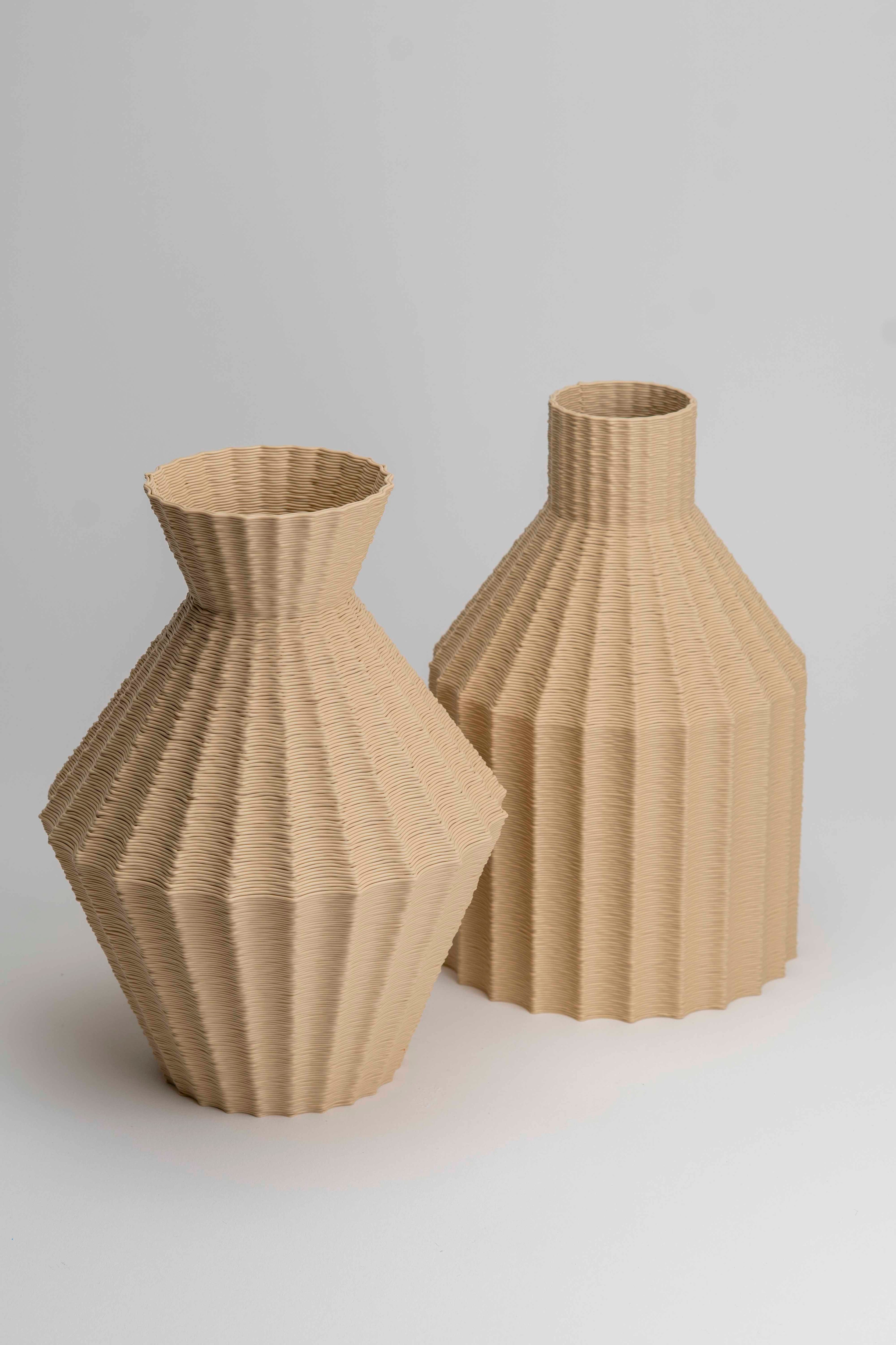 Weave Vase D • cream