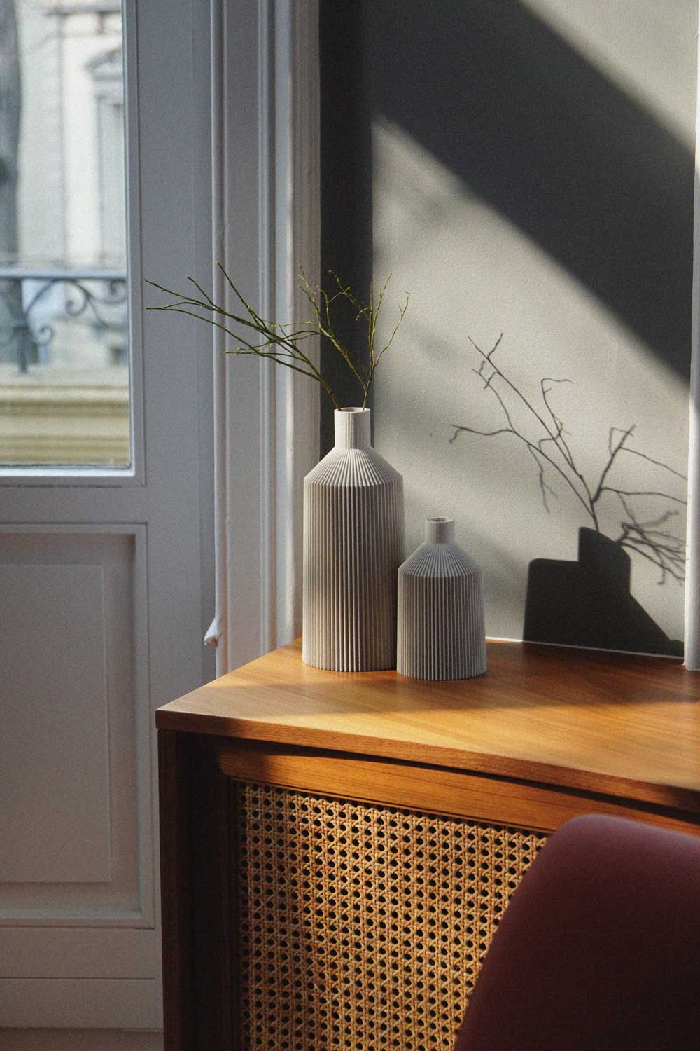 Vase D • sand grey