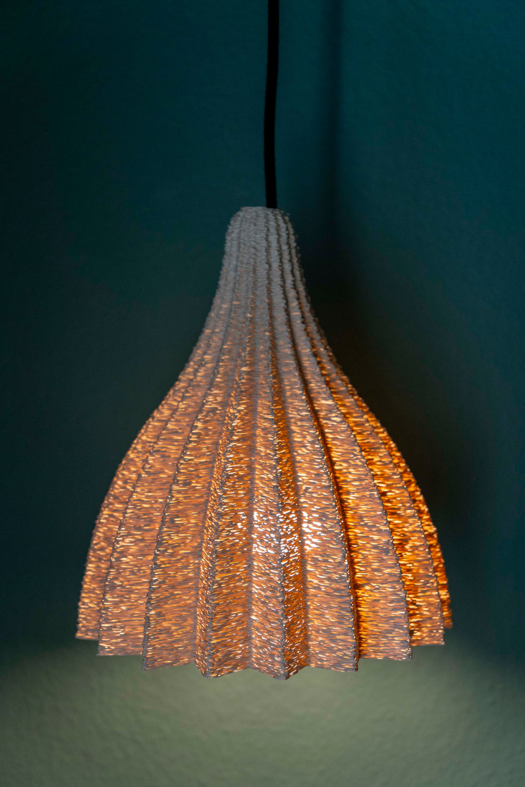 Weave Pendelleuchte Creme