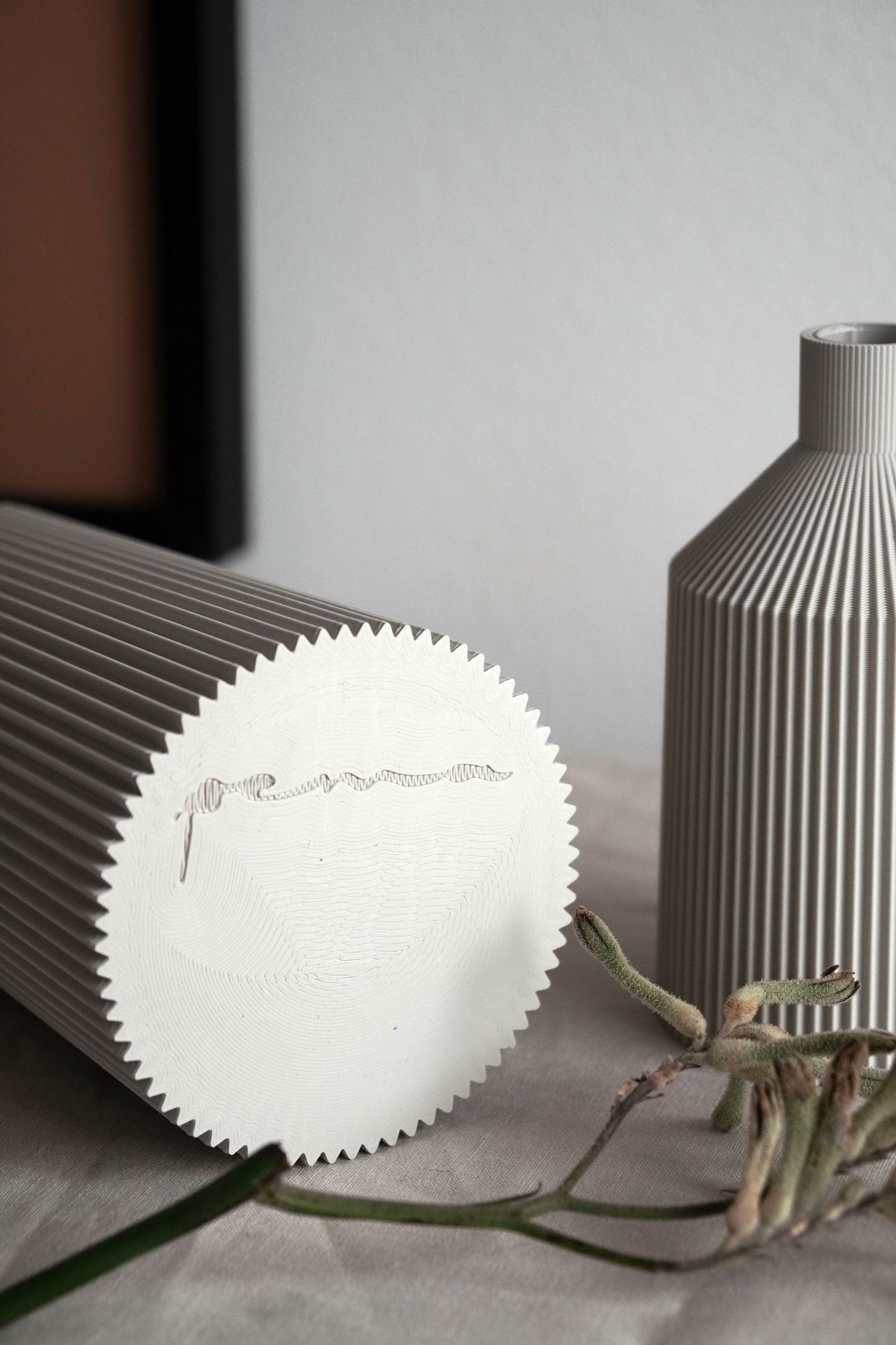 Vase D • sand grey