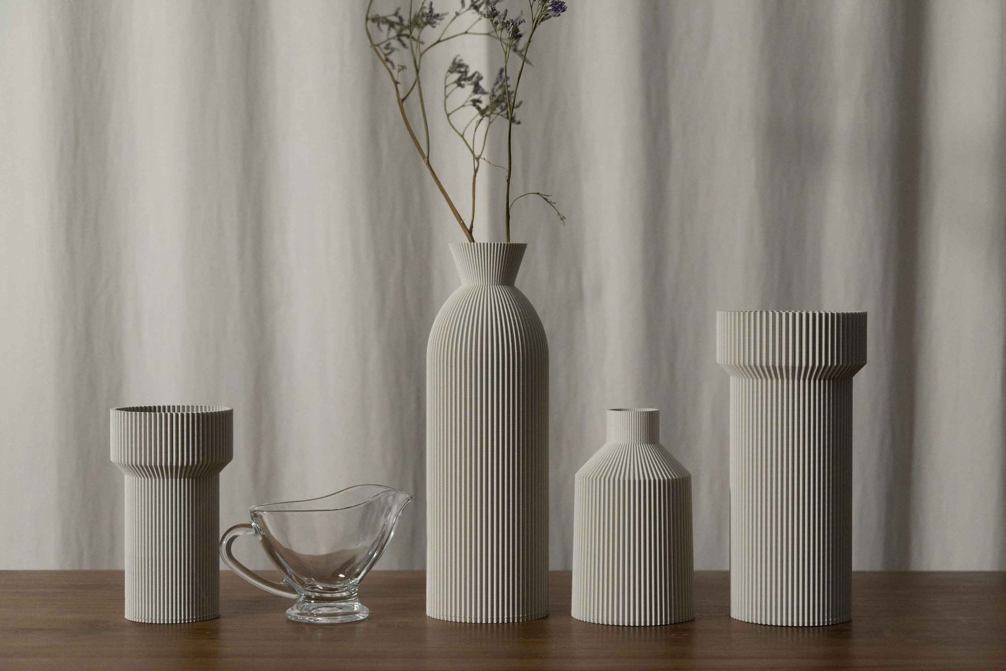 Vase G • sand grey
